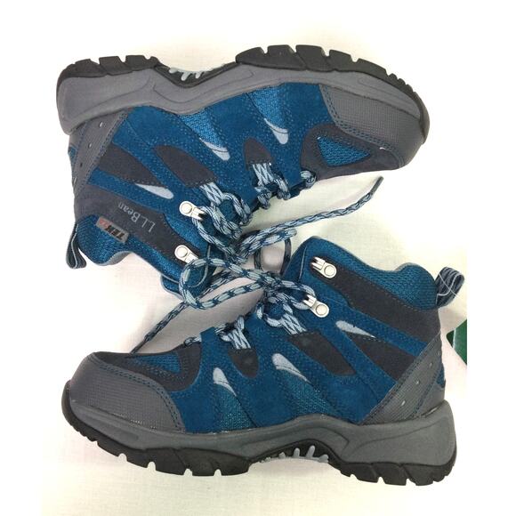 L.L. Bean Outlet Trail Hiker Waterproof Lace Up Boots Kid's Size 5 - Picture 9 of 12